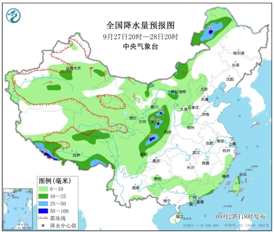 明天起冷空气将影响我国