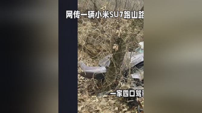 小米SU7滚坠山崖 一家四口安然无恙